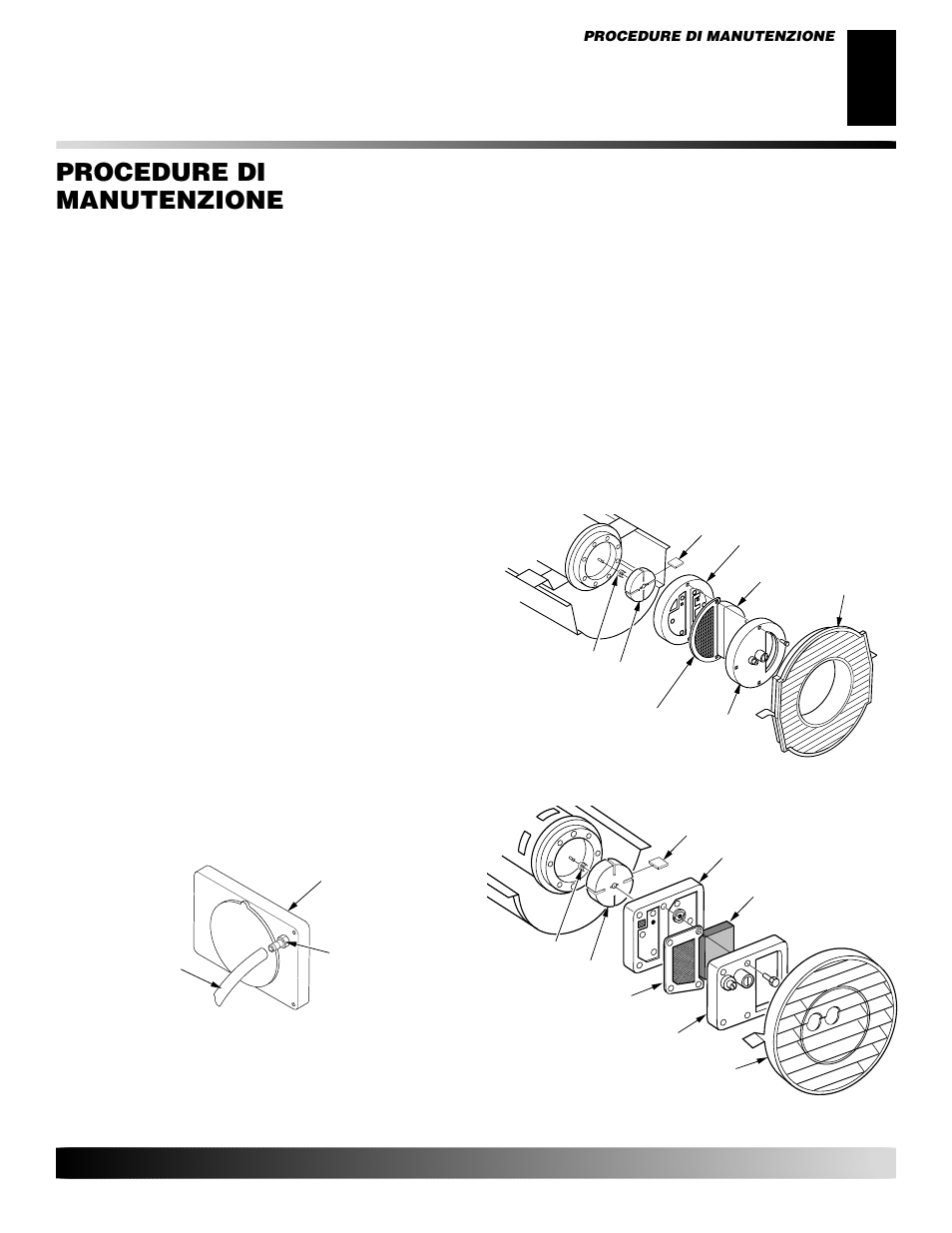 Procedure di manutenzione, Segue | Desa GK30 User Manual | Page 37 / 94