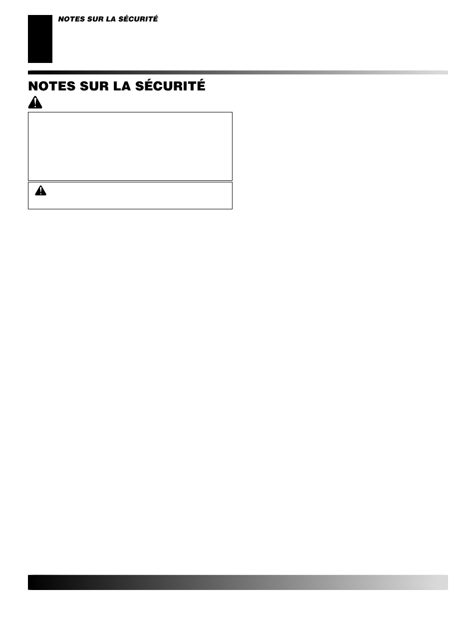 Notes sur la sécurité | Desa GK30 User Manual | Page 50 / 94