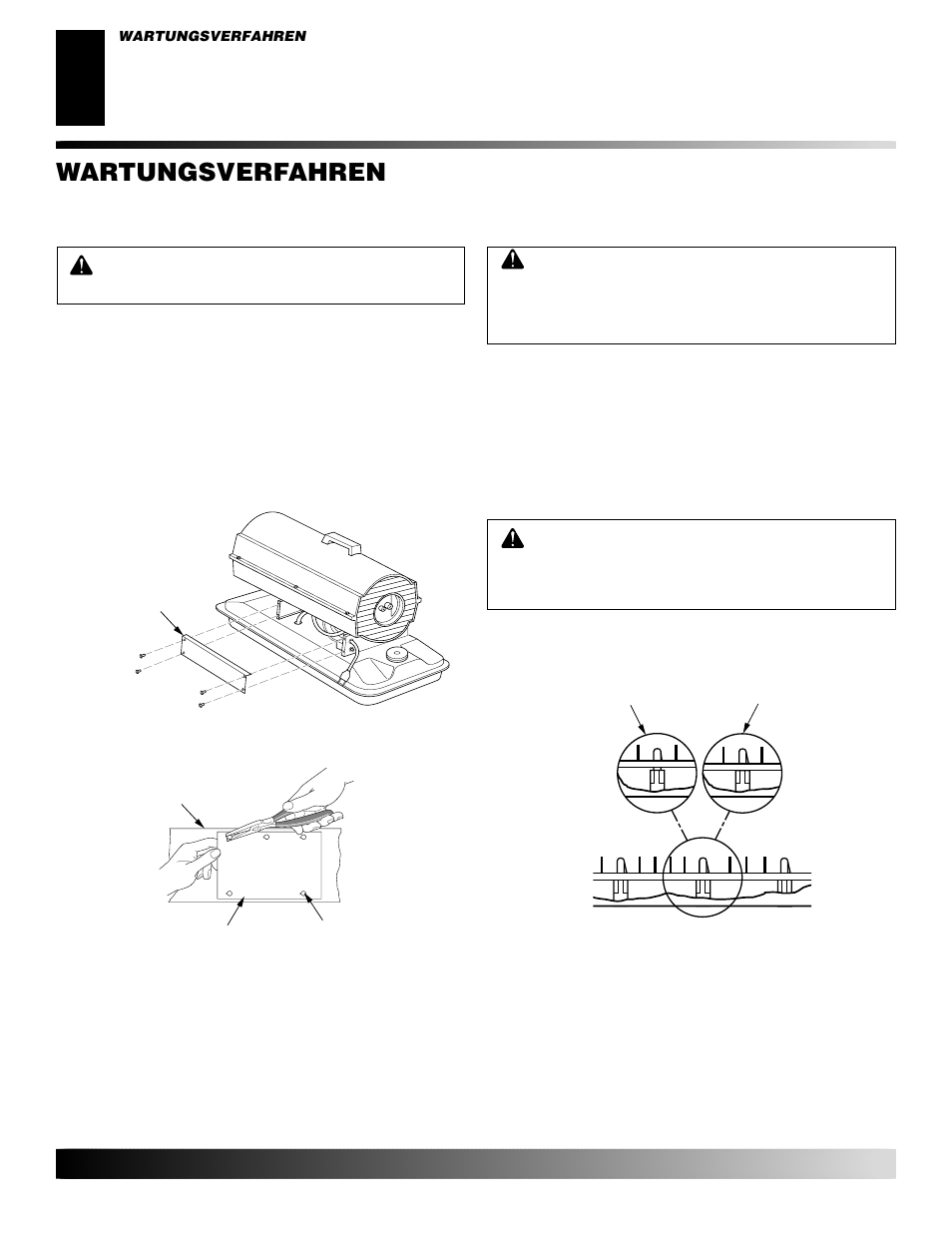 Wartungsverfahren, Fortsetzung) | Desa GK30 User Manual | Page 84 / 94