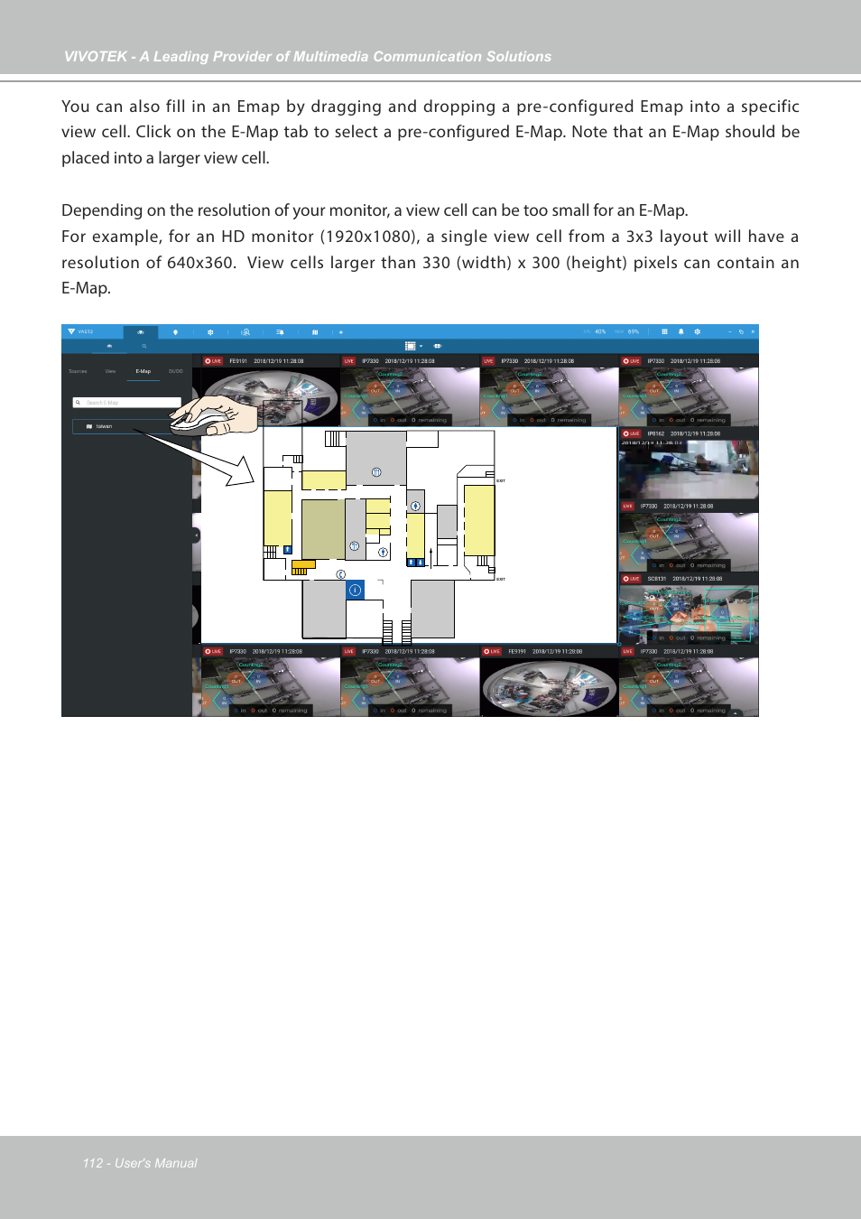 Vivotek NR9682-v2 64-Channel NVR (No HDD) User Manual | Page 112 / 296