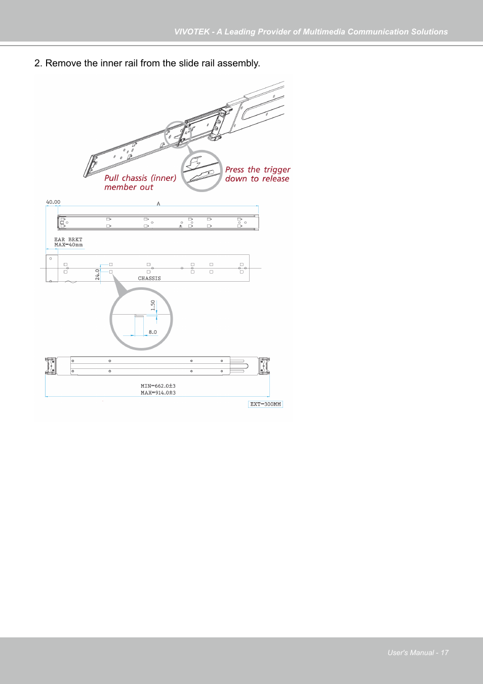 Vivotek NR9682-v2 64-Channel NVR (No HDD) User Manual | Page 17 / 296