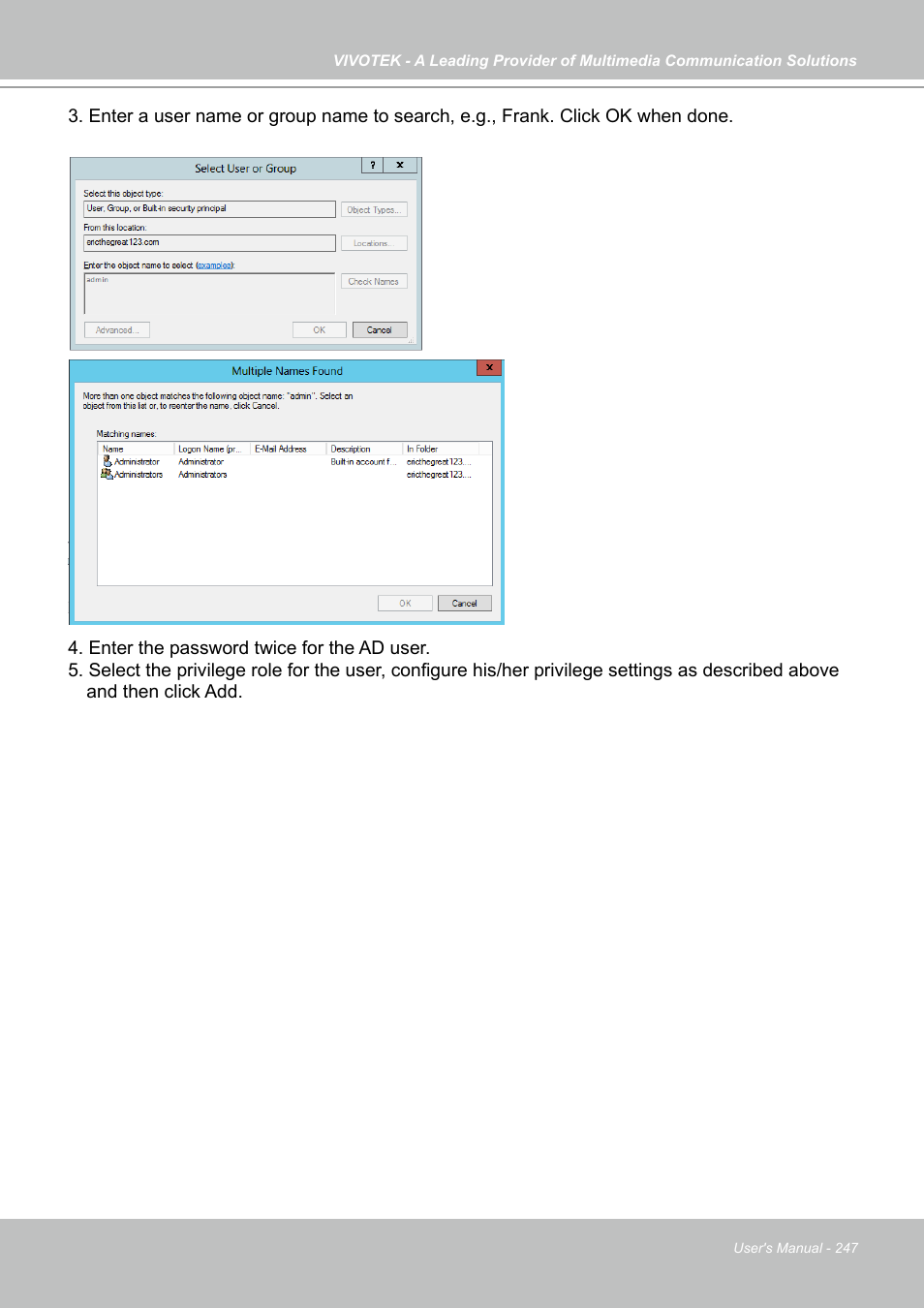 Vivotek NR9682-v2 64-Channel NVR (No HDD) User Manual | Page 247 / 296