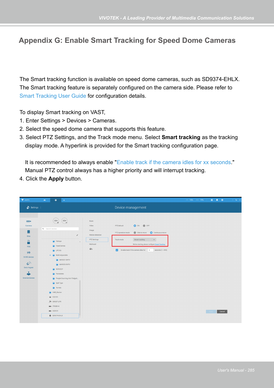 Vivotek NR9682-v2 64-Channel NVR (No HDD) User Manual | Page 285 / 296