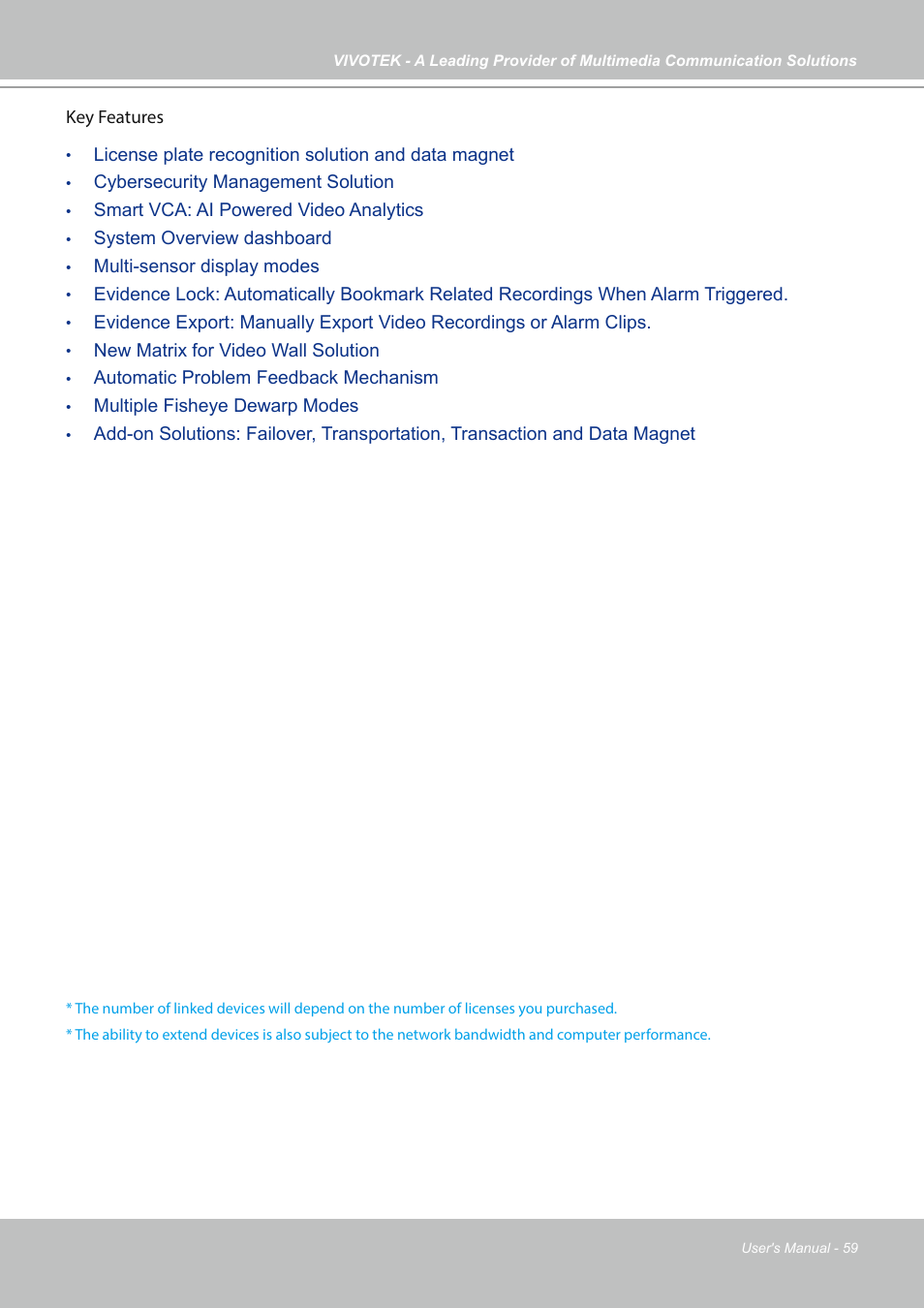 Vivotek NR9682-v2 64-Channel NVR (No HDD) User Manual | Page 59 / 296