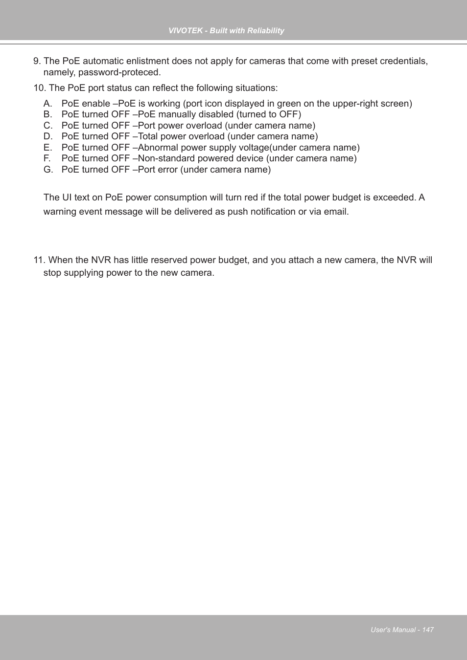 Vivotek ND9542P 32-Channel 4K UHD NVR (No HDD) User Manual | Page 147 / 197