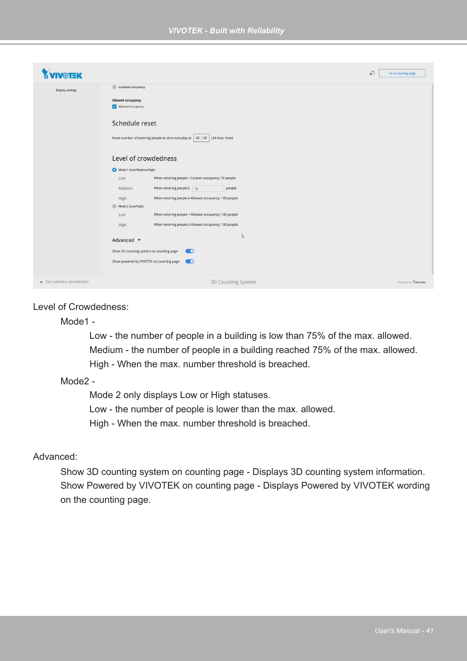 Vivotek ND9542P 32-Channel 4K UHD NVR (No HDD) User Manual | Page 41 / 197