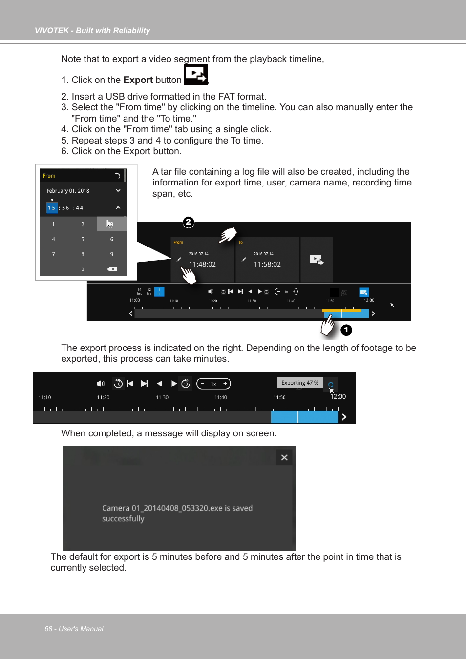 Vivotek ND9542P 32-Channel 4K UHD NVR (No HDD) User Manual | Page 68 / 197