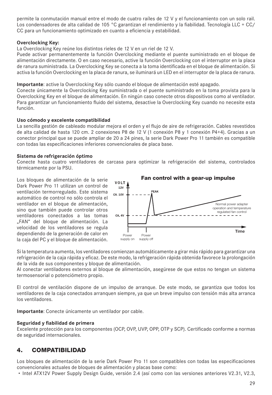 be quiet! Dark Power Pro 11 650W 80 Plus Platinum Modular Power Supply User Manual | Page 29 / 48