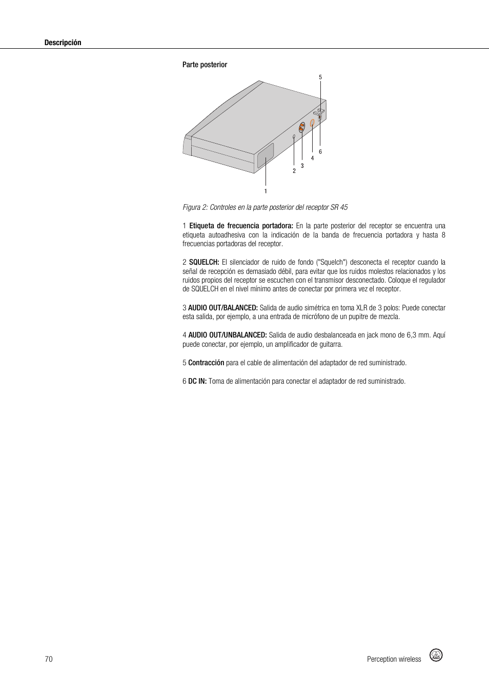 Akg Perception Wireless Presenter Set - Frequency A / 530 - 560MHz User Manual | Page 70 / 98
