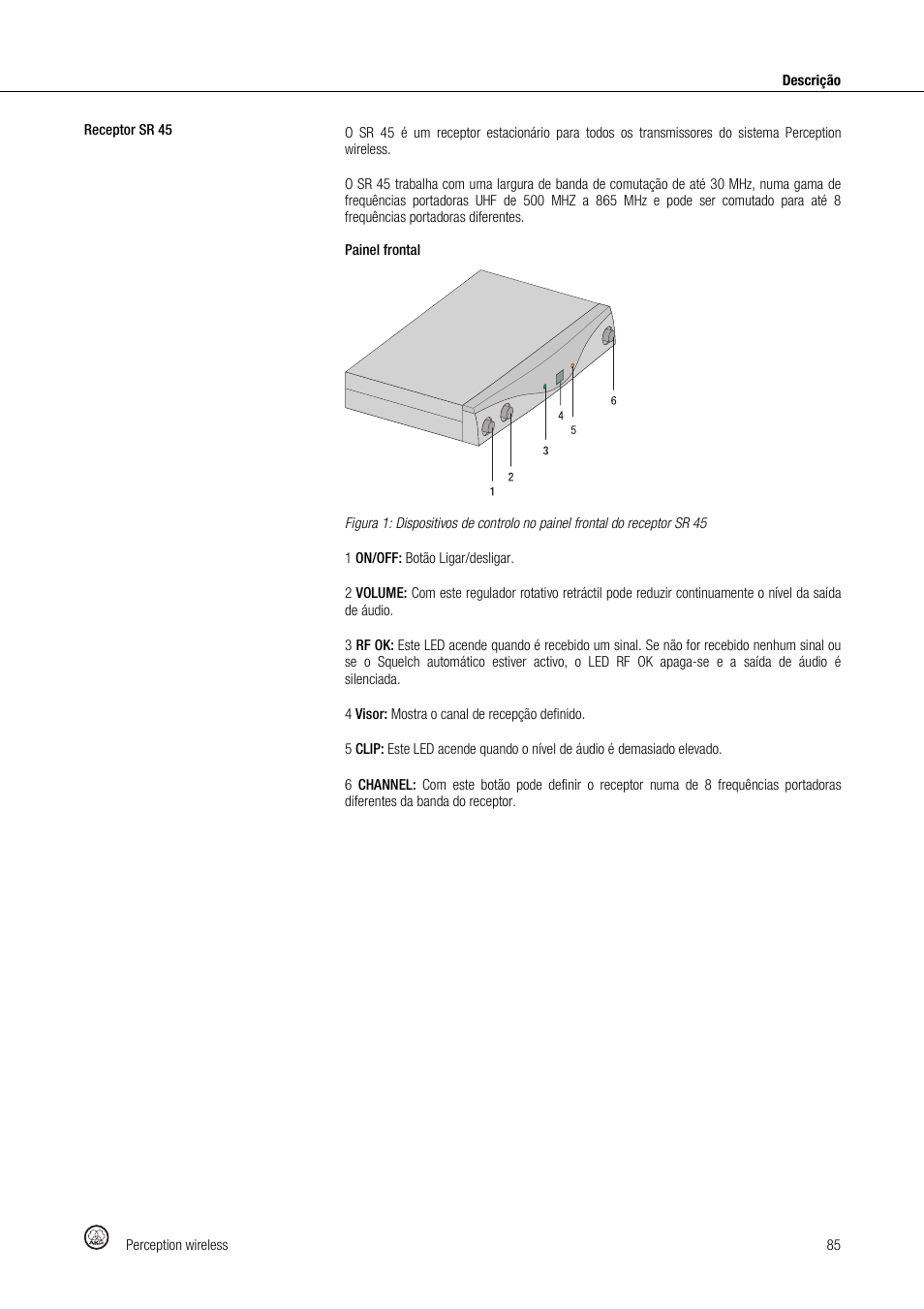 Akg Perception Wireless Presenter Set - Frequency A / 530 - 560MHz User Manual | Page 85 / 98