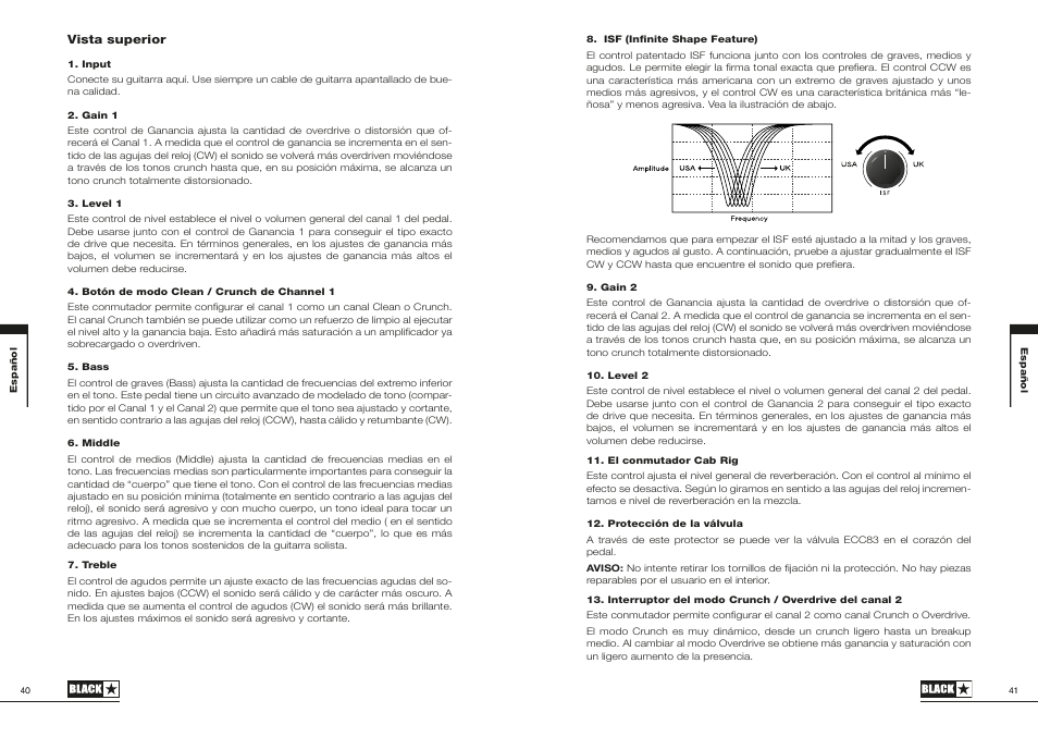 Blackstar Dept. 10 Dual-Drive Pedal User Manual | Page 21 / 34
