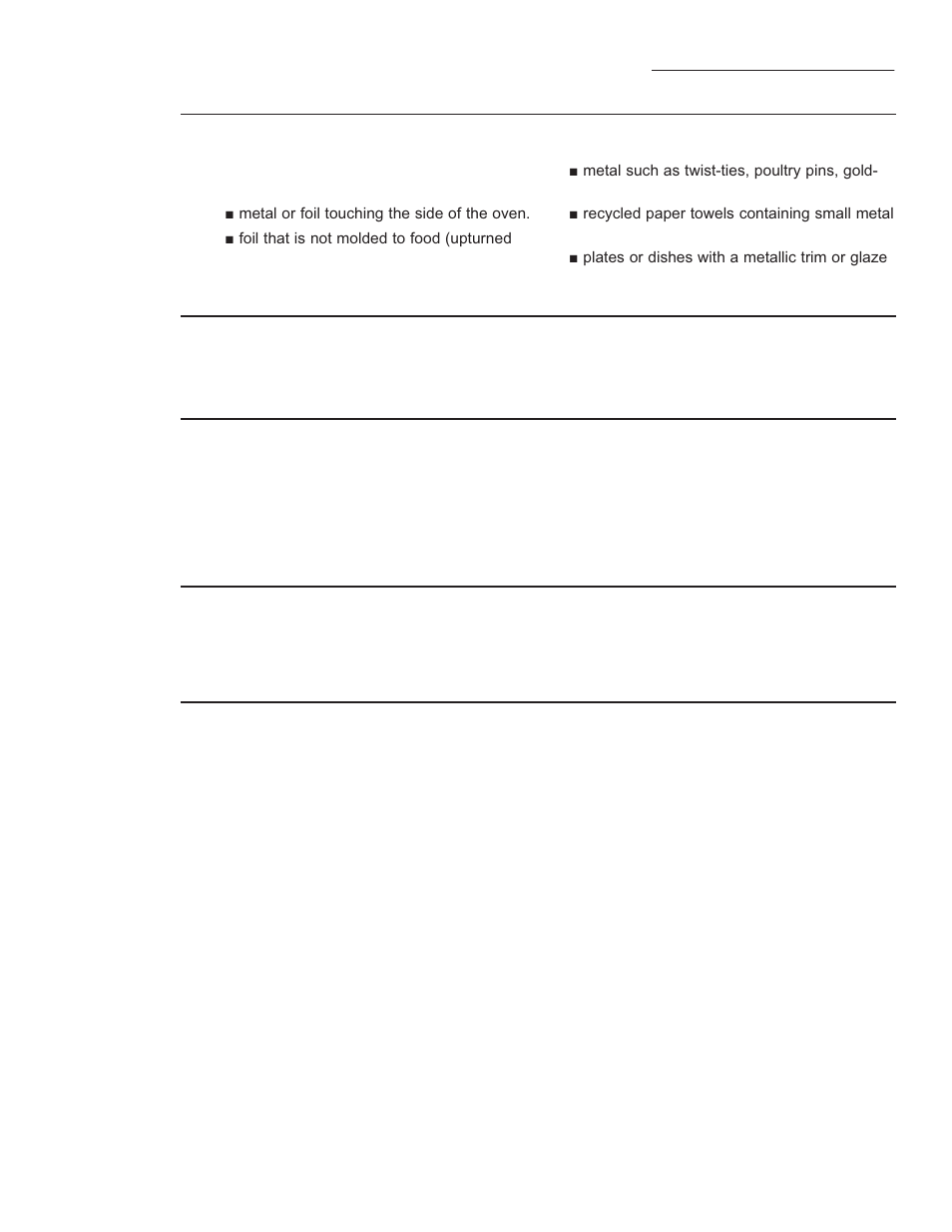 Arcing, Covering, Shielding | Standing time, Venting, Microwave terms | Monogram 2.2 cu. ft. Built-In Microwave User Manual User Manual | Page 17 / 44