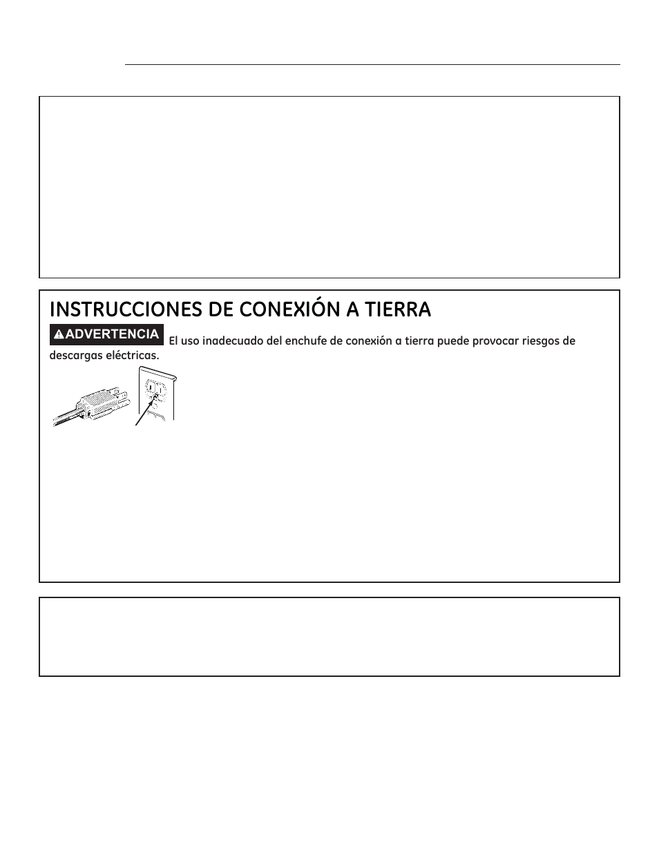 Instrucciones de conexión a tierra, Marcapasos | Monogram 2.2 cu. ft. Built-In Microwave User Manual User Manual | Page 27 / 44