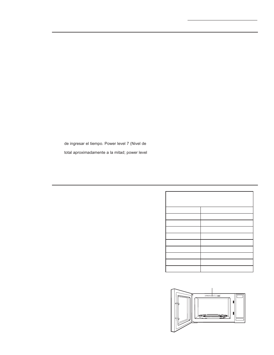 Descongelación por peso | Monogram 2.2 cu. ft. Built-In Microwave User Manual User Manual | Page 33 / 44