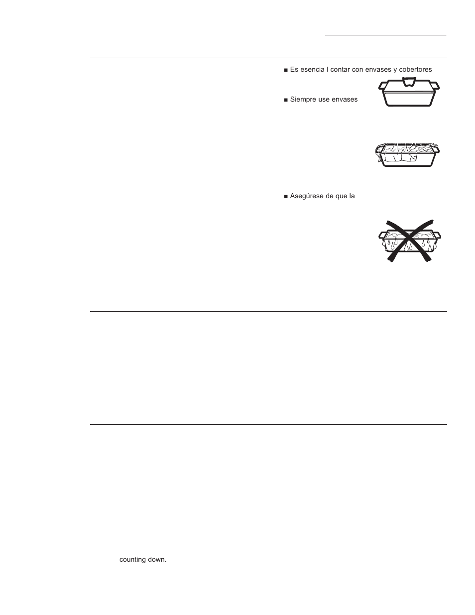 Beverage (bebida), Sensor de humedad vegetable (verdura), Funciones del sensor | Función del sensor) | Monogram 2.2 cu. ft. Built-In Microwave User Manual User Manual | Page 35 / 44