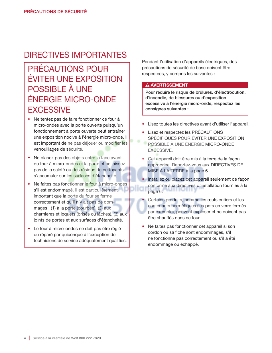 Wolf 2.0 cu. ft. Countertop Microwave Oven Use and Care Guide User Manual | Page 48 / 68