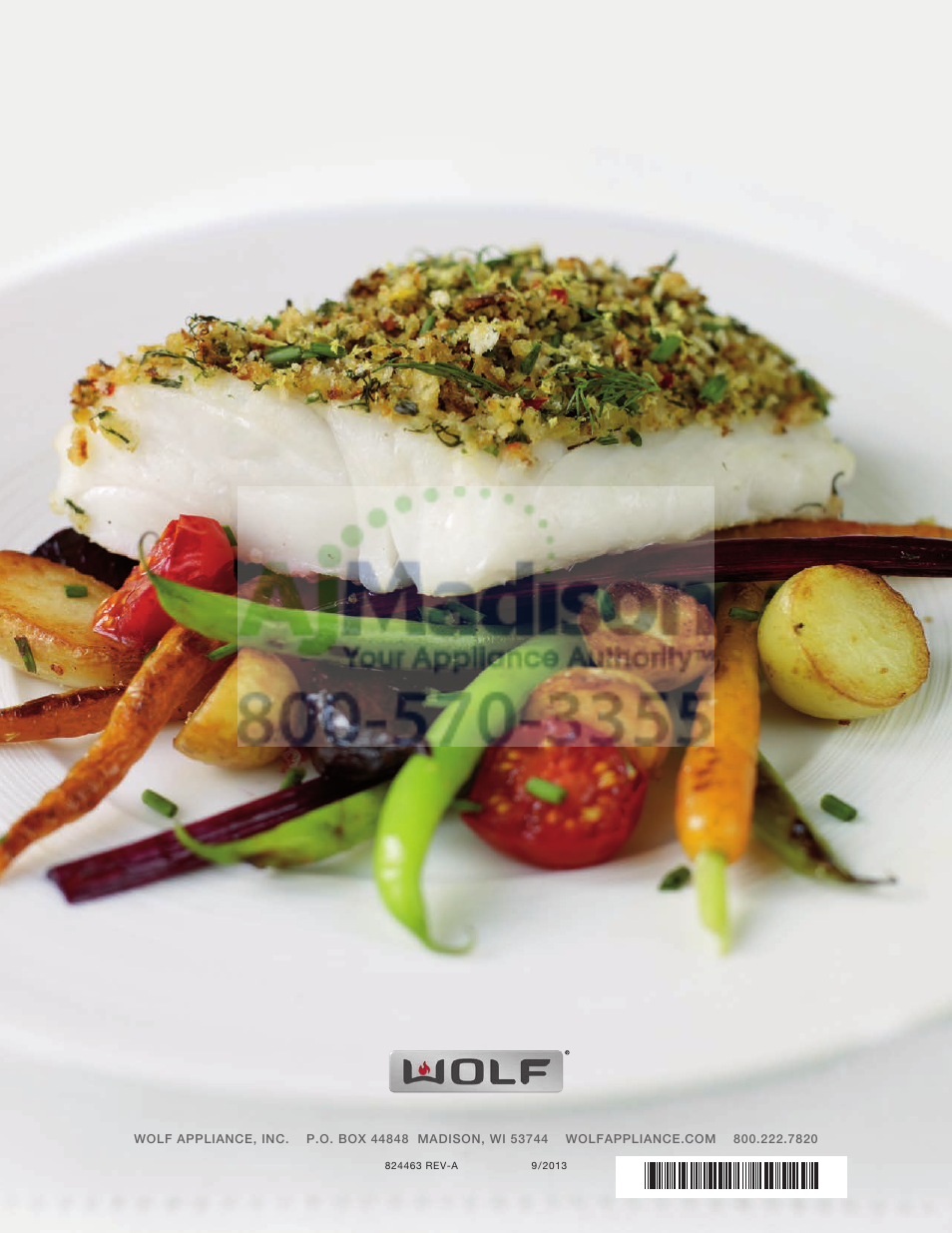 Wolf 2.0 cu. ft. Countertop Microwave Oven Use and Care Guide User Manual | Page 68 / 68