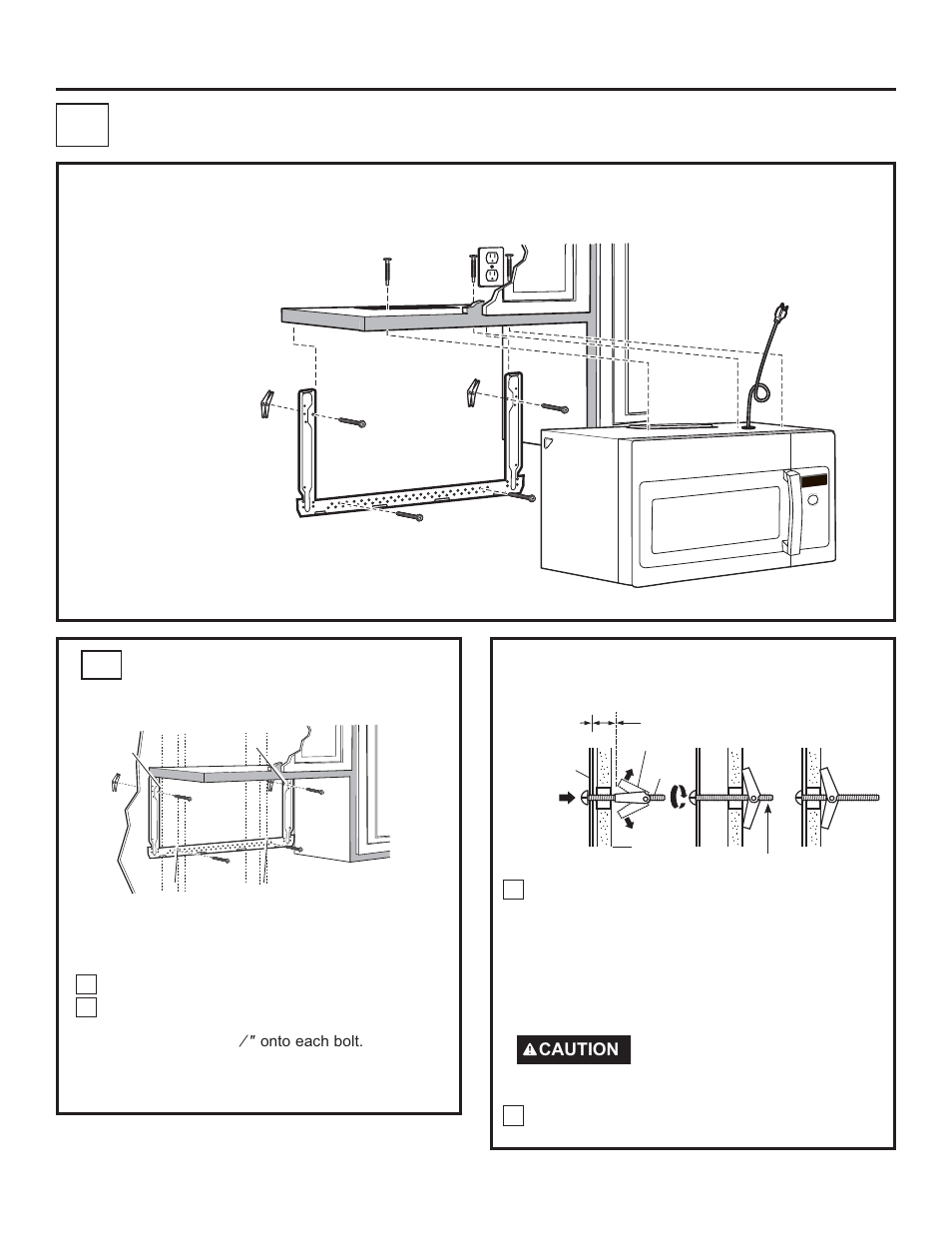 Outside top exhaust, Installation instructions, Vertical duct) | Installation overview, Attach the mounting plate to the wall a1 | GE Profile Advantium Series 30 Inch Over-the-Range Microwave Oven Installation Guide User Manual | Page 12 / 48
