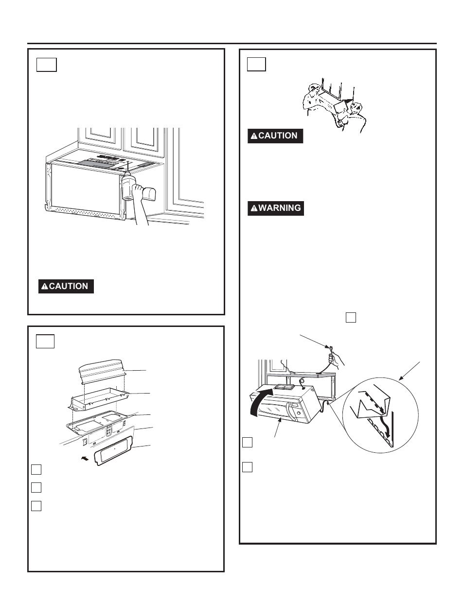 Installation instructions, Mount the oven a4, Assemble and install adaptor a3 | GE Profile Advantium Series 30 Inch Over-the-Range Microwave Oven Installation Guide User Manual | Page 13 / 48