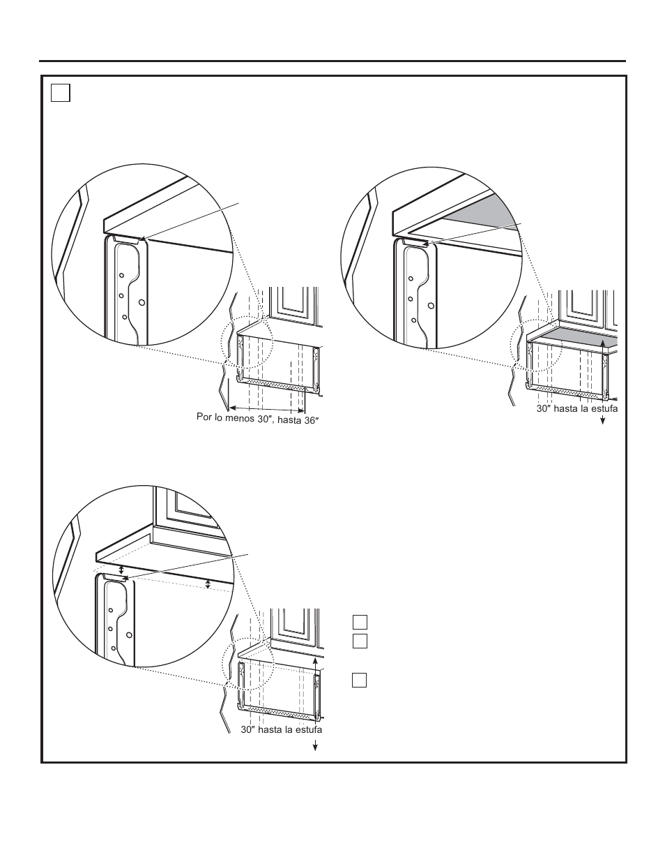 Instrucciones de instalación | GE Profile Advantium Series 30 Inch Over-the-Range Microwave Oven Installation Guide User Manual | Page 33 / 48