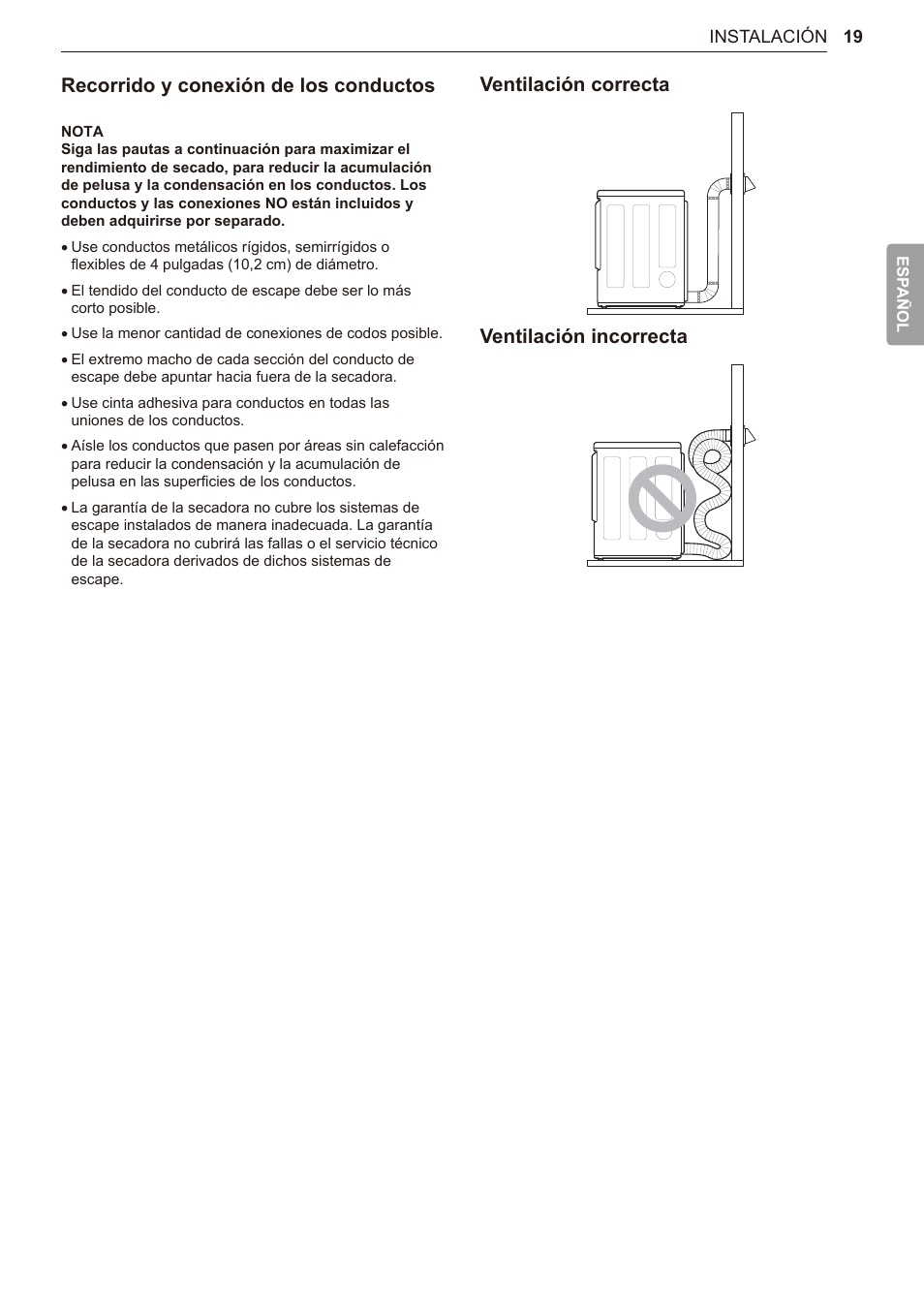LG TurboSteam Series 27 Inch Electric Dryer User Manual and Installation Guide User Manual | Page 81 / 124