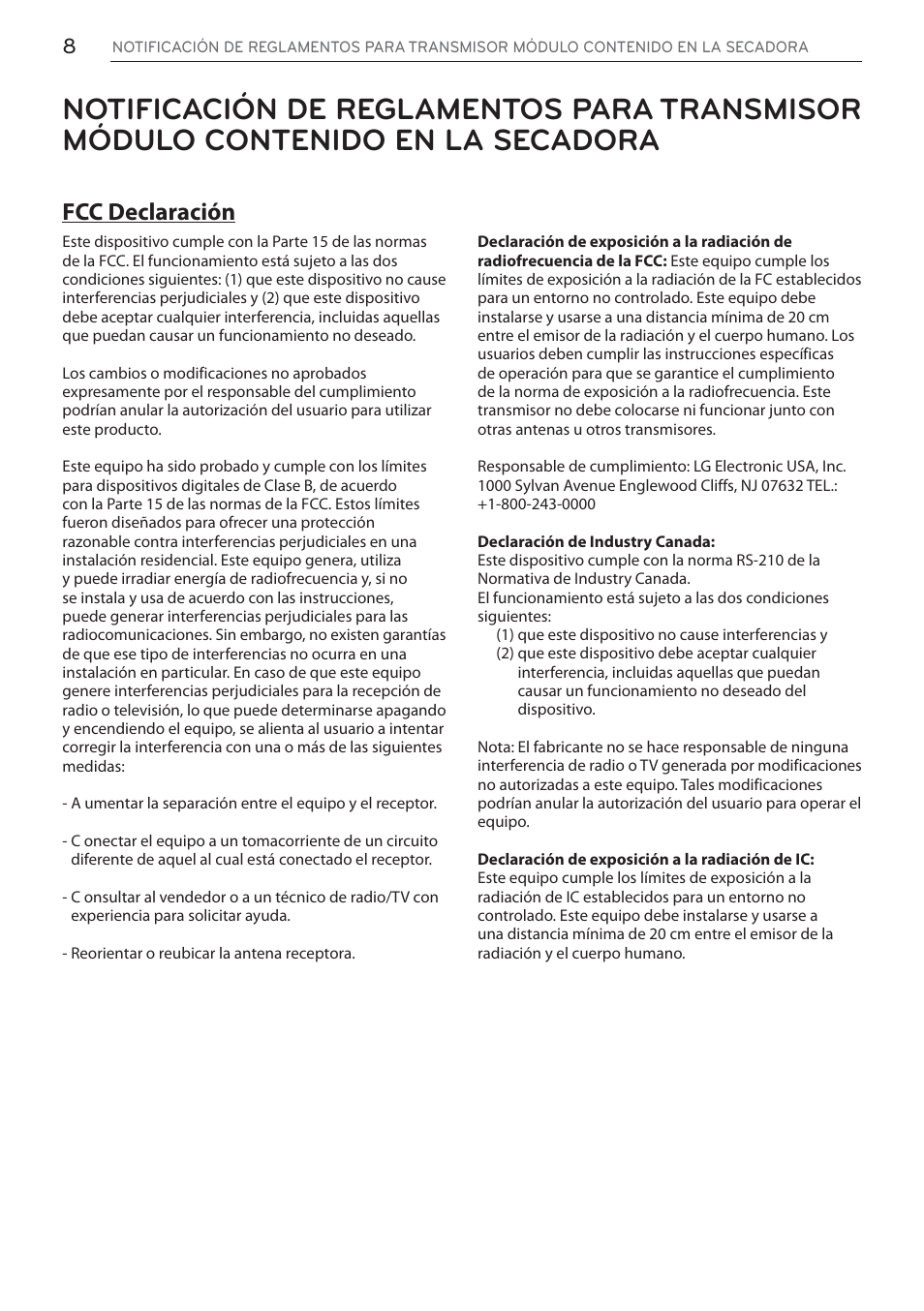 Fdmbsbdjøo | LG Signature Series TurboSteam Series 29 Inch Electric Smart Dryer Owners Manual User Manual | Page 60 / 108