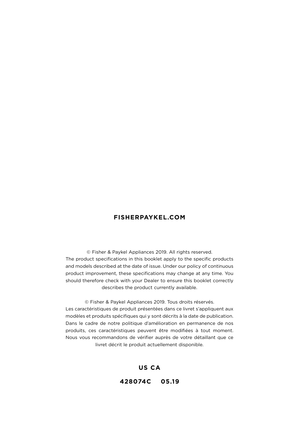 Fisher & Paykel 24 Inch Condensing Dryer Install Guide User Manual | Page 84 / 84