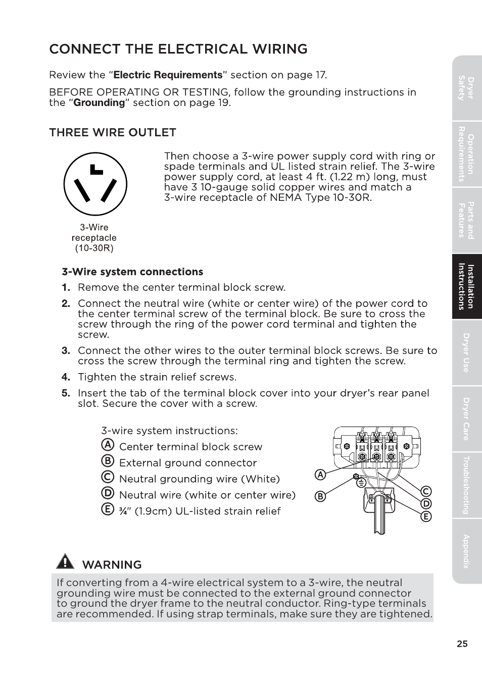 页 25 | MIDEA 27 Inch Electric Dryer Owner's Manual User Manual | Page 25 / 104