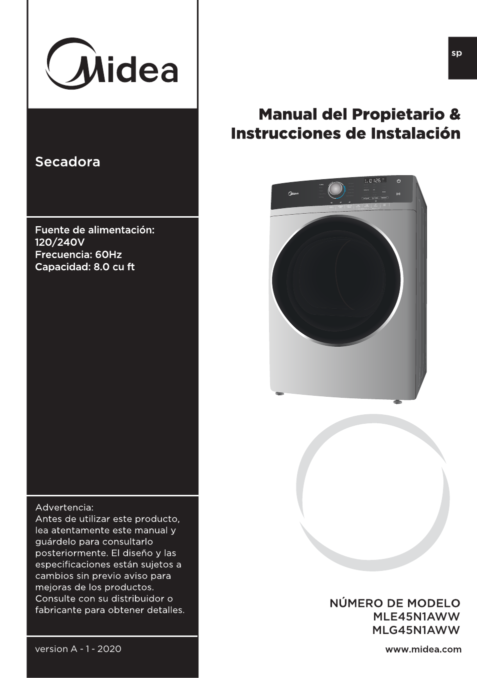 页 103 | MIDEA 27 Inch Electric Dryer Owner's Manual User Manual | Page 51 / 104