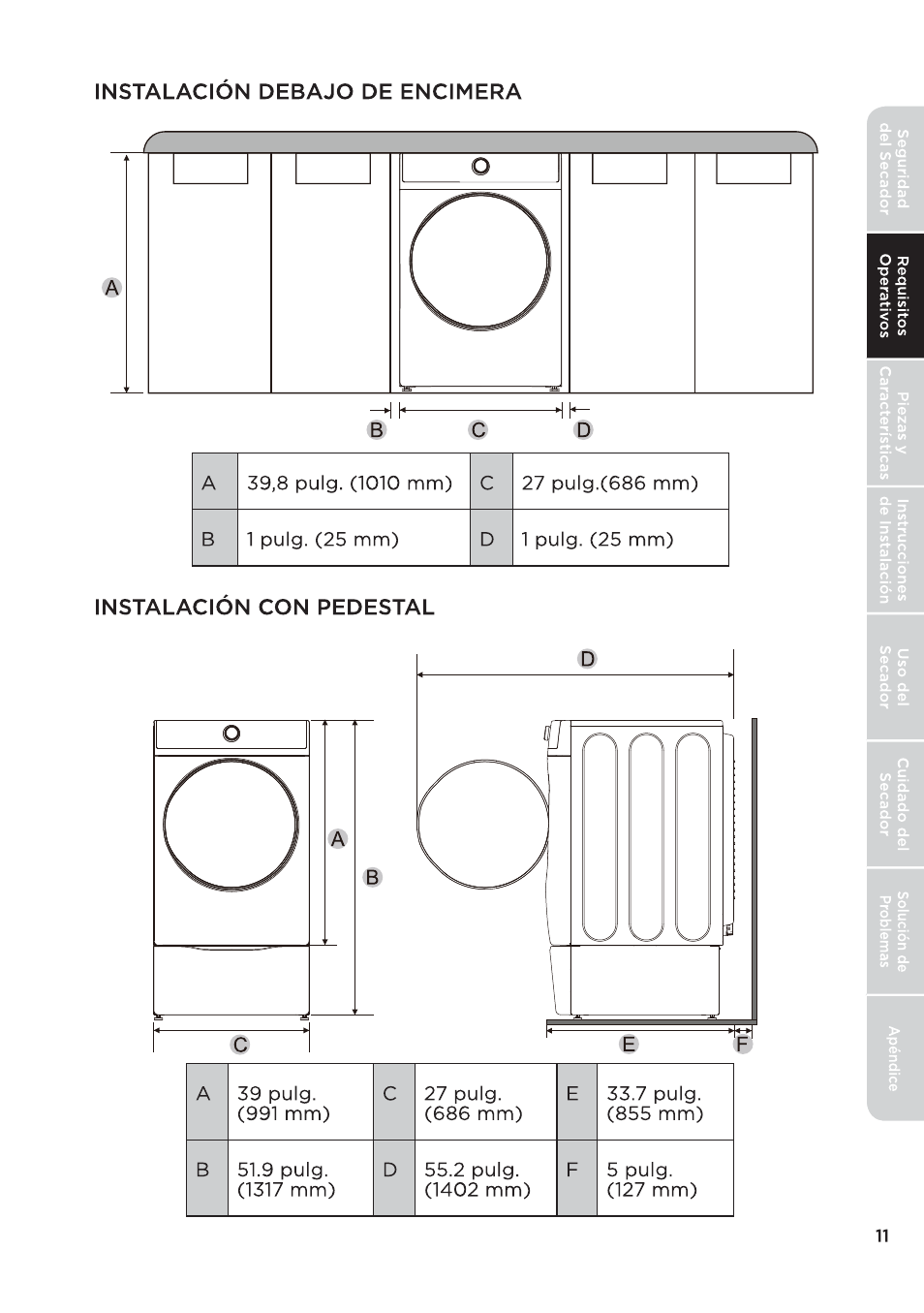 页 113 | MIDEA 27 Inch Electric Dryer Owner's Manual User Manual | Page 61 / 104