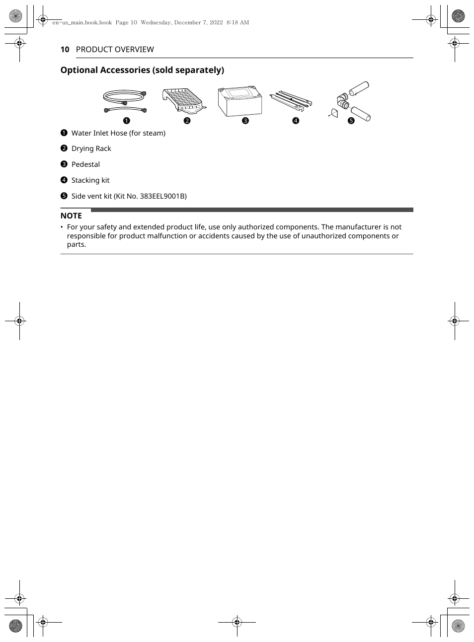 LG 27 Inch Electric Smart Dryer Owners Guide User Manual | Page 10 / 132