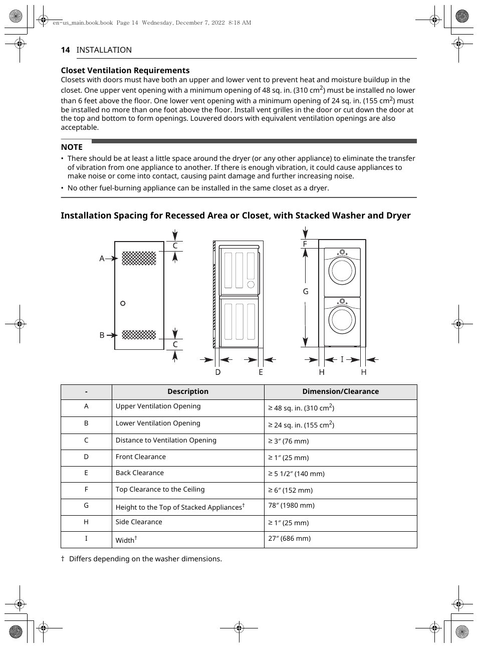 LG 27 Inch Electric Smart Dryer Owners Guide User Manual | Page 14 / 132