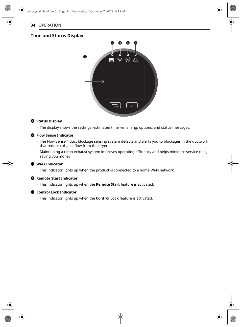 LG 27 Inch Electric Smart Dryer Owners Guide User Manual | Page 34 / 132