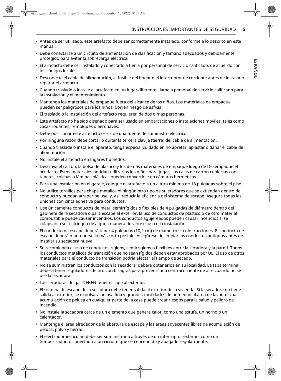 LG 27 Inch Electric Smart Dryer Owners Guide User Manual | Page 67 / 132