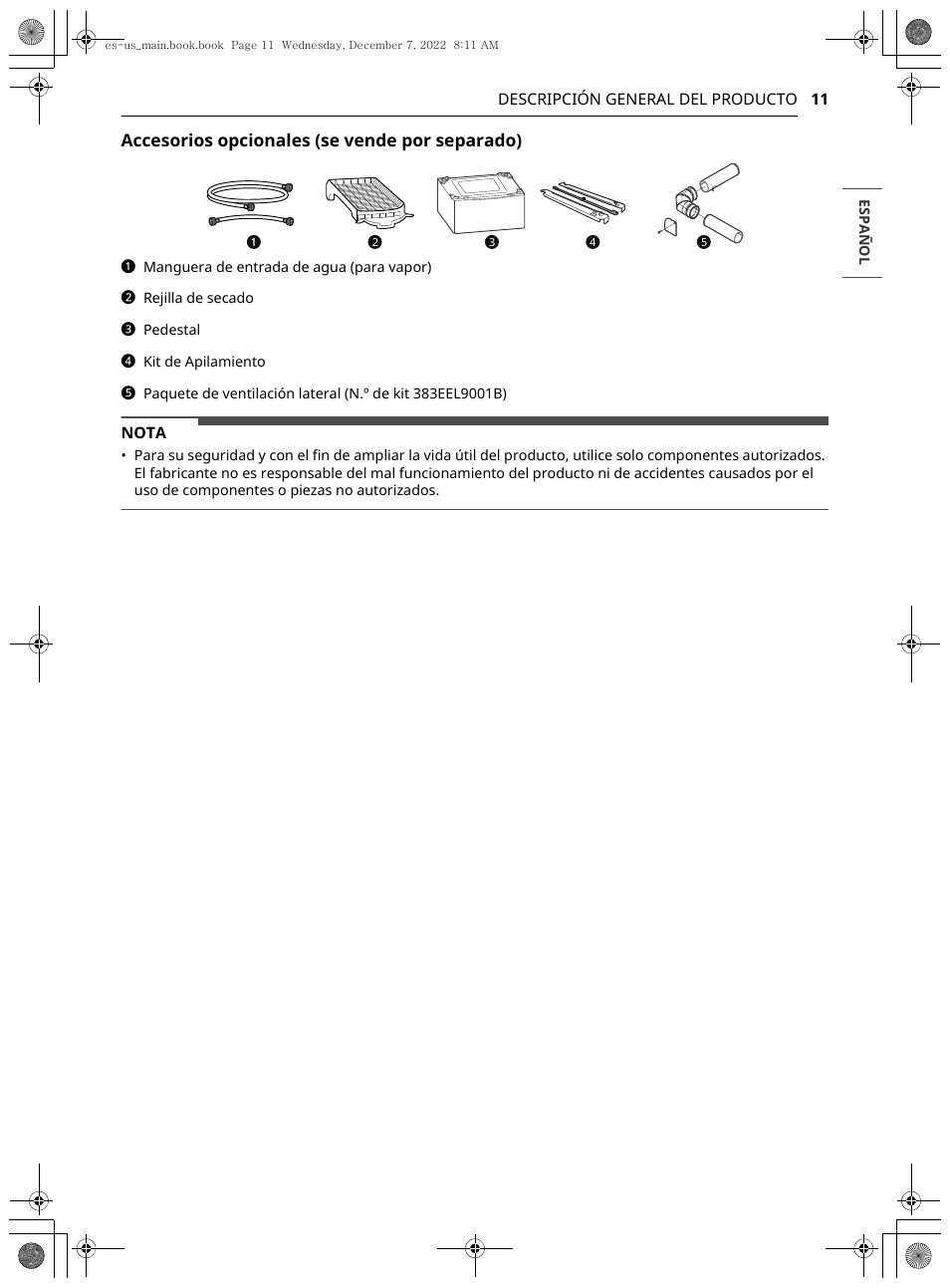 LG 27 Inch Electric Smart Dryer Owners Guide User Manual | Page 73 / 132