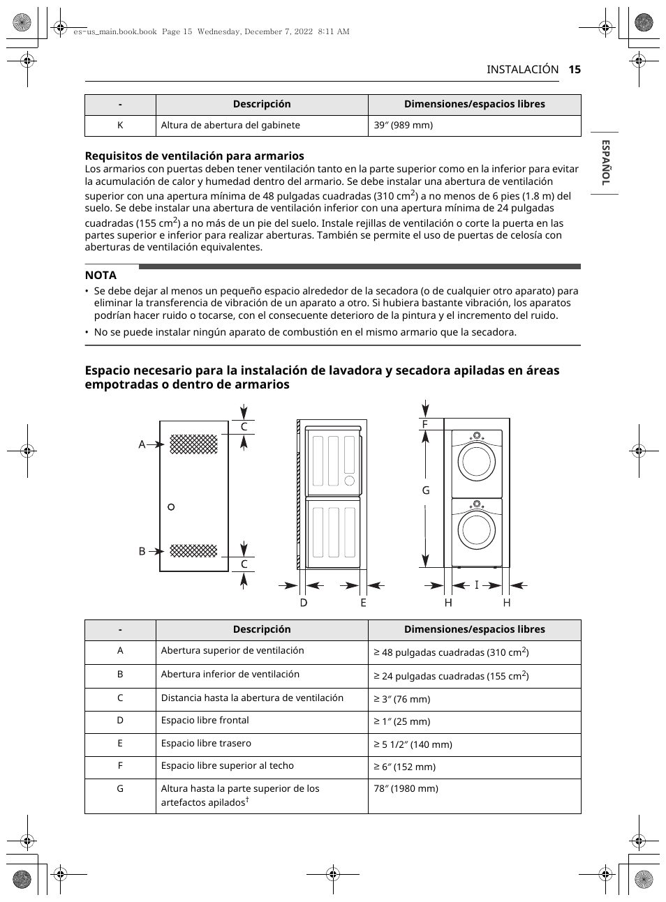 LG 27 Inch Electric Smart Dryer Owners Guide User Manual | Page 77 / 132