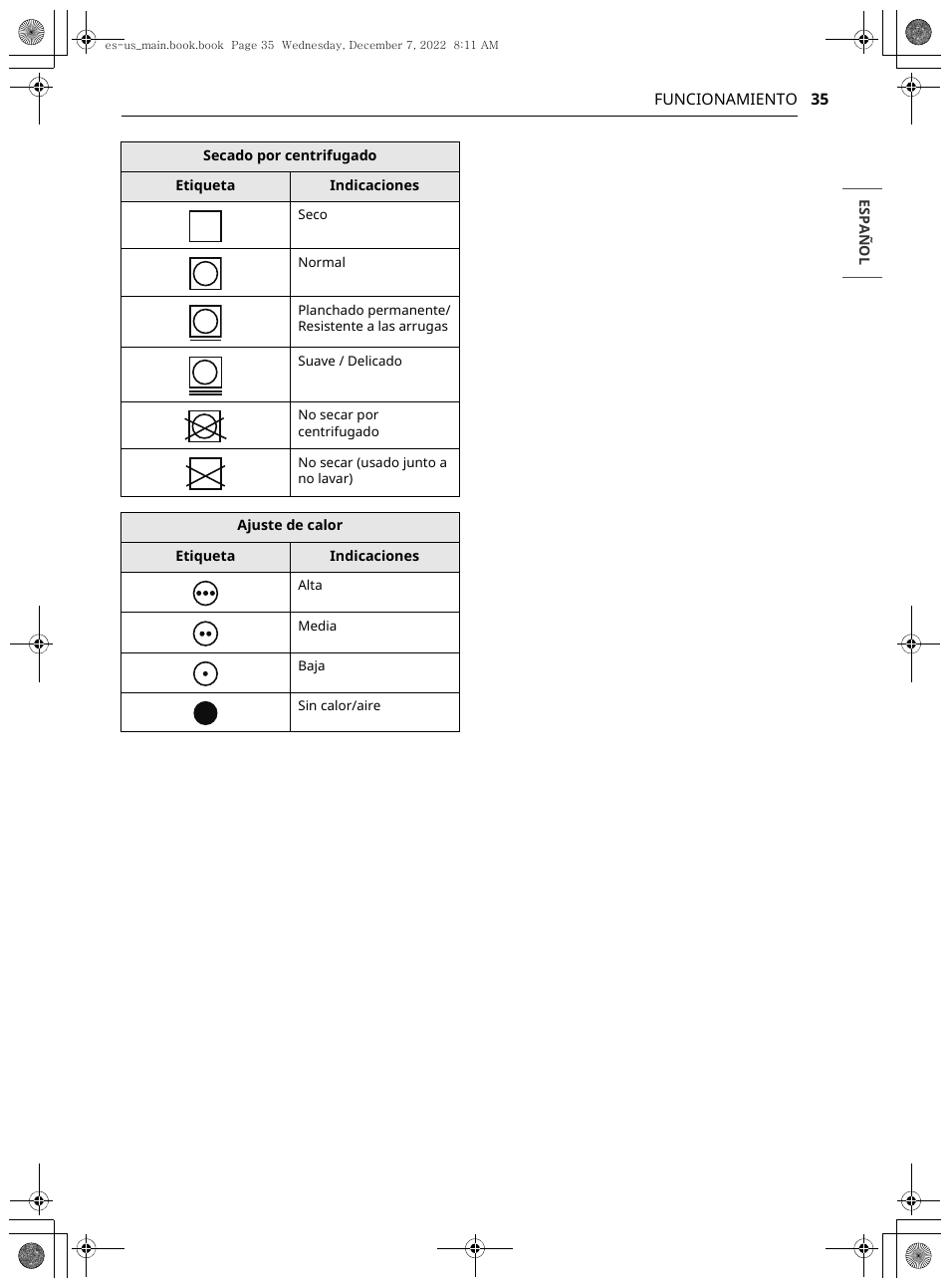 LG 27 Inch Electric Smart Dryer Owners Guide User Manual | Page 97 / 132