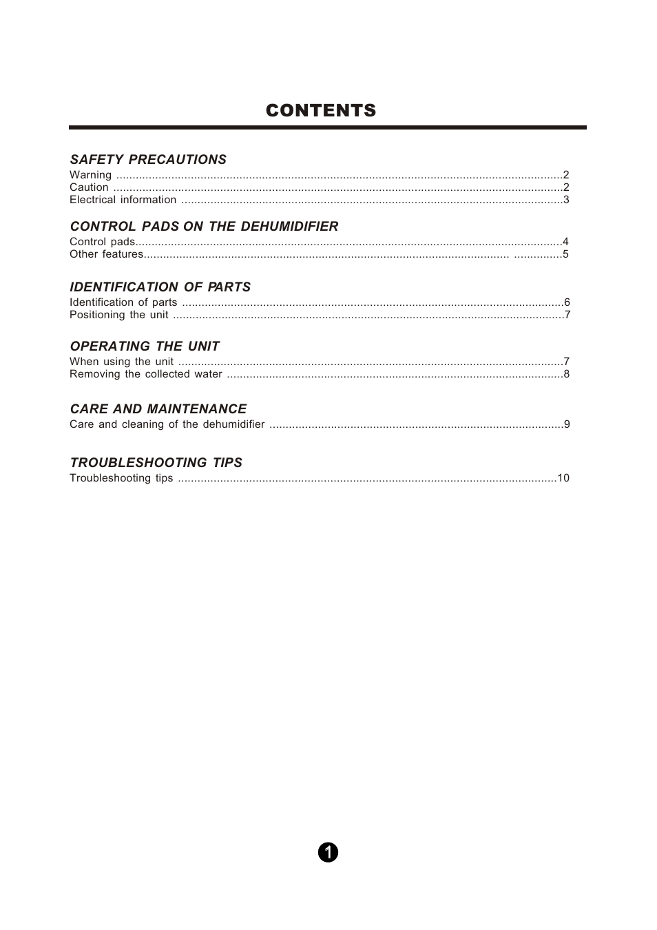 Keystone Dehumidifier  Owner's Manual User Manual | Page 6 / 30