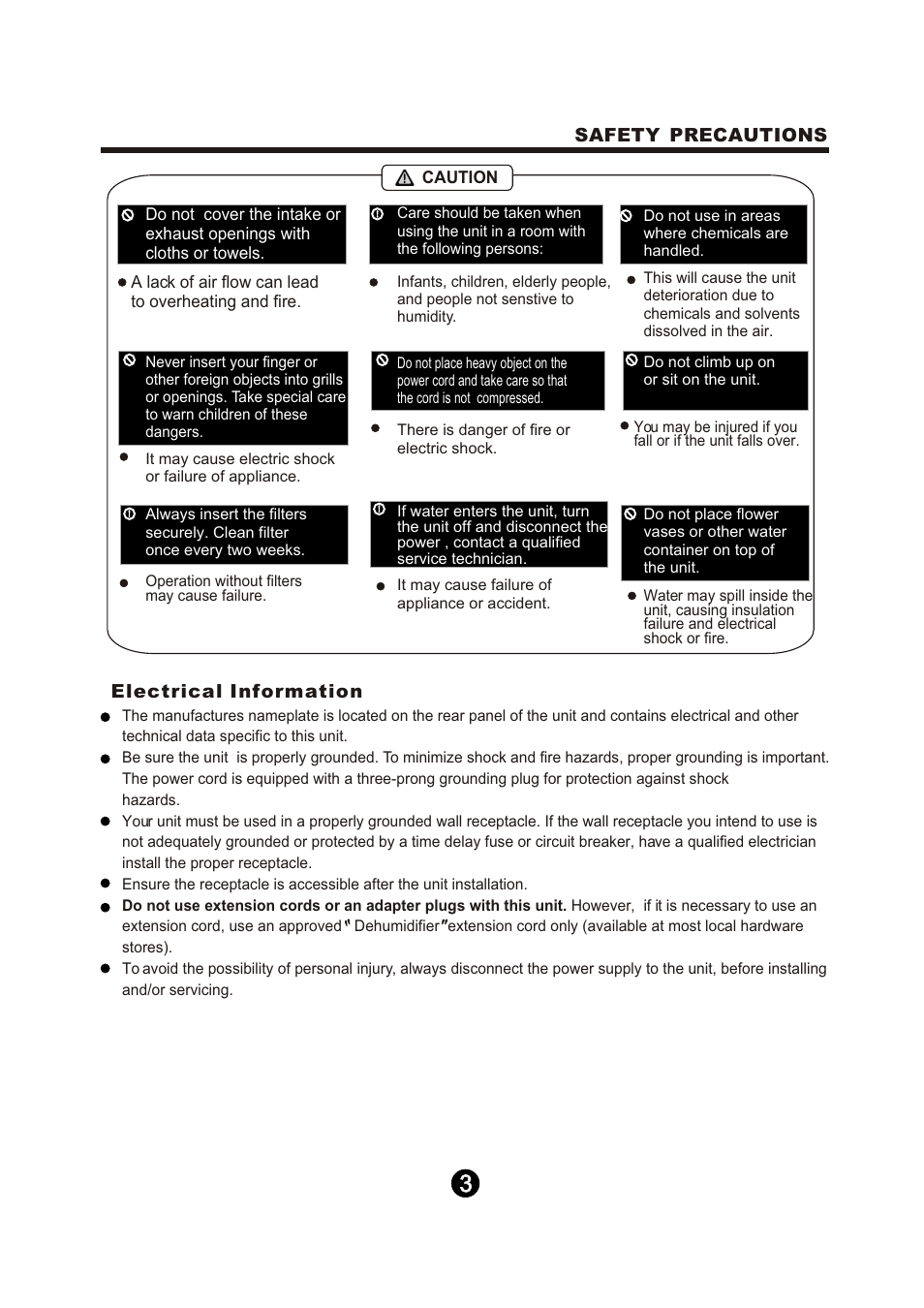 Keystone Dehumidifier  Owner's Manual User Manual | Page 8 / 30