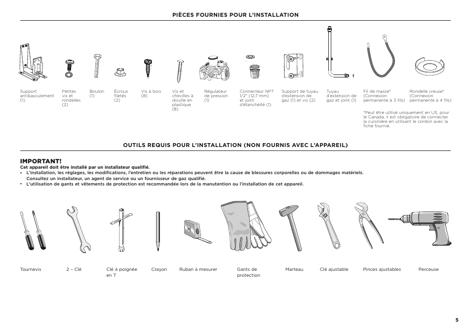 Important | Fisher & Paykel Series 7 Classic Series 36 Inch Freestanding Gas Range Installation Guide User Manual | Page 33 / 56