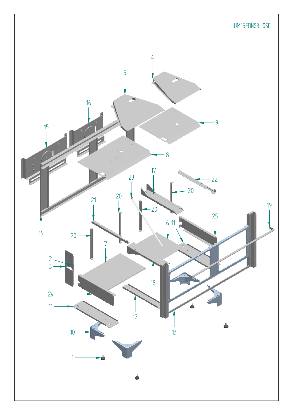 Ilve s.p.a | ilve Majestic II Collection 60 Inch Freestanding Dual Fuel Range Parts List User Manual | Page 12 / 17