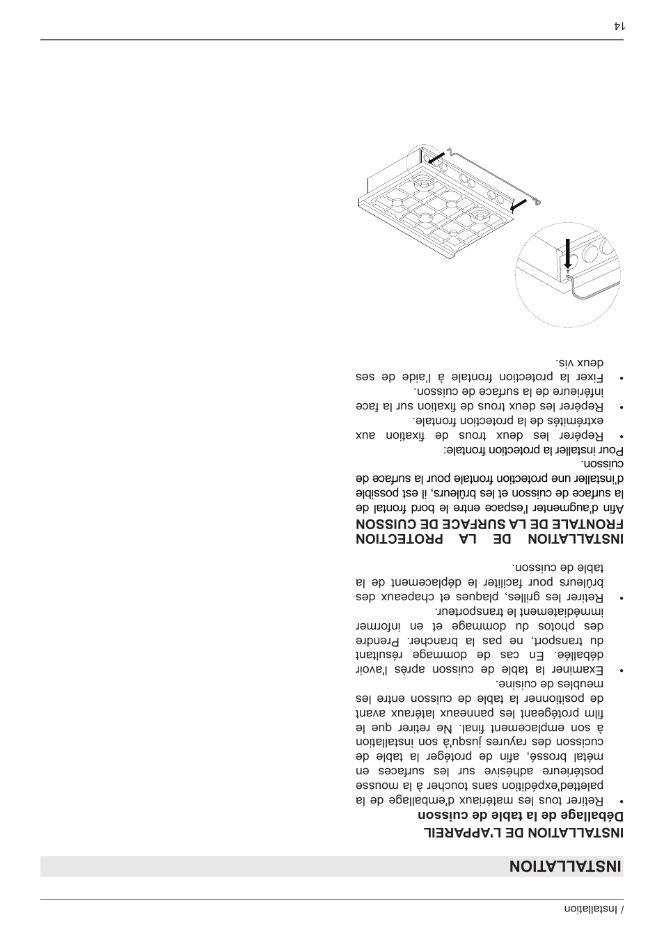Installa tion | Bertazzoni Master Series 36 Inch Gas Rangetop Installation, Use & Care Manual User Manual | Page 47 / 60