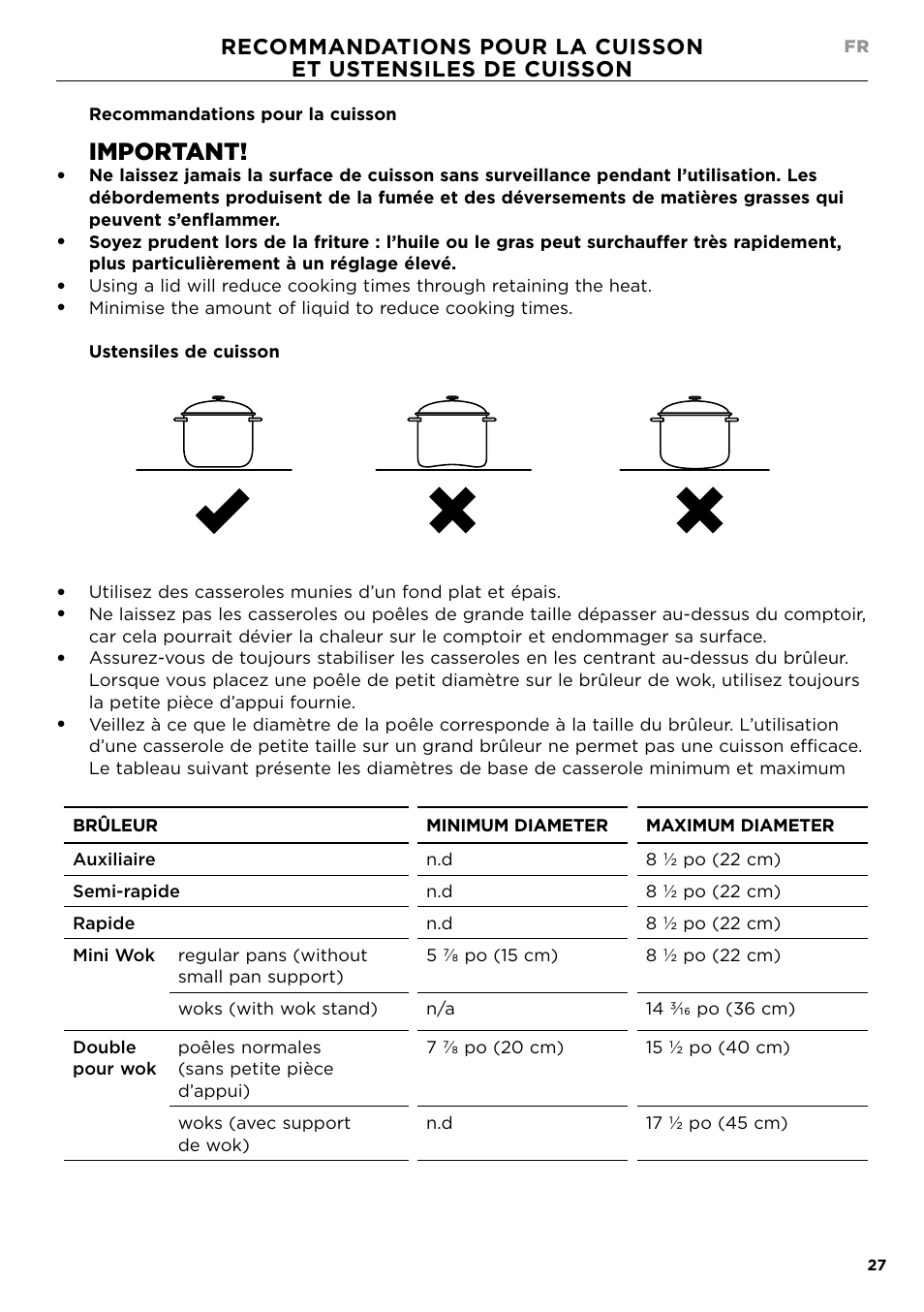 Important | Fisher & Paykel Series 7 Contemporary Series 30 Inch Gas Cooktop User Guide User Manual | Page 29 / 38
