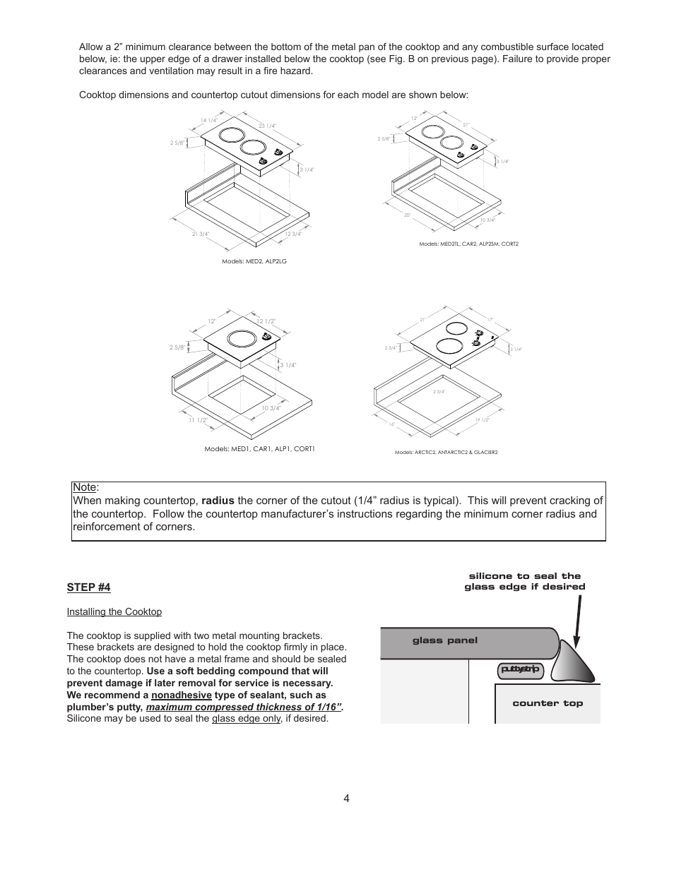 Step #4 | Kenyon Mediterranean Series 24 Inch Electric Cooktop Owners Manual User Manual | Page 7 / 36