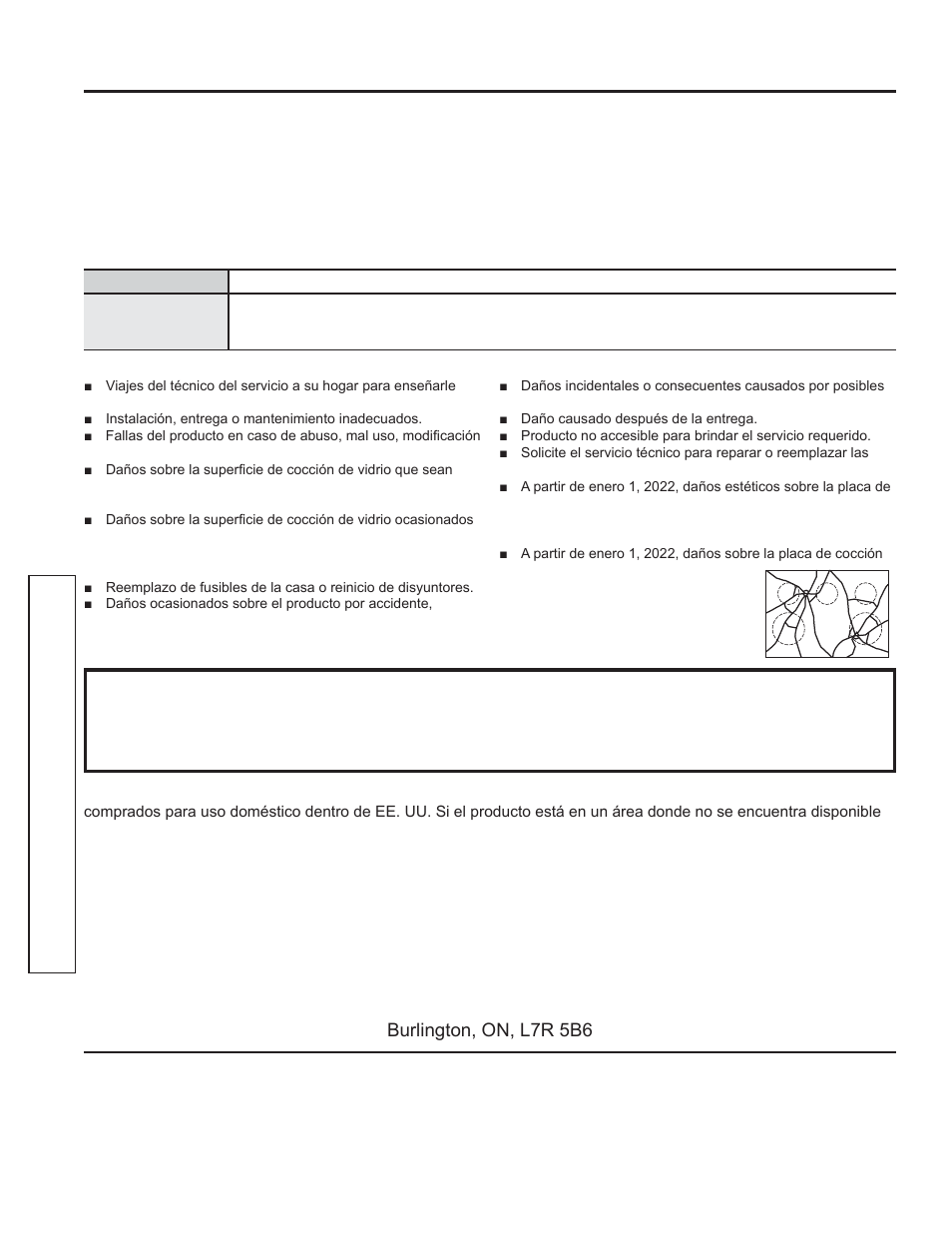 Garantía limit ada limitada garantía | GE Profile 30 Inch Electric Cooktop Owners Guide User Manual | Page 56 / 58