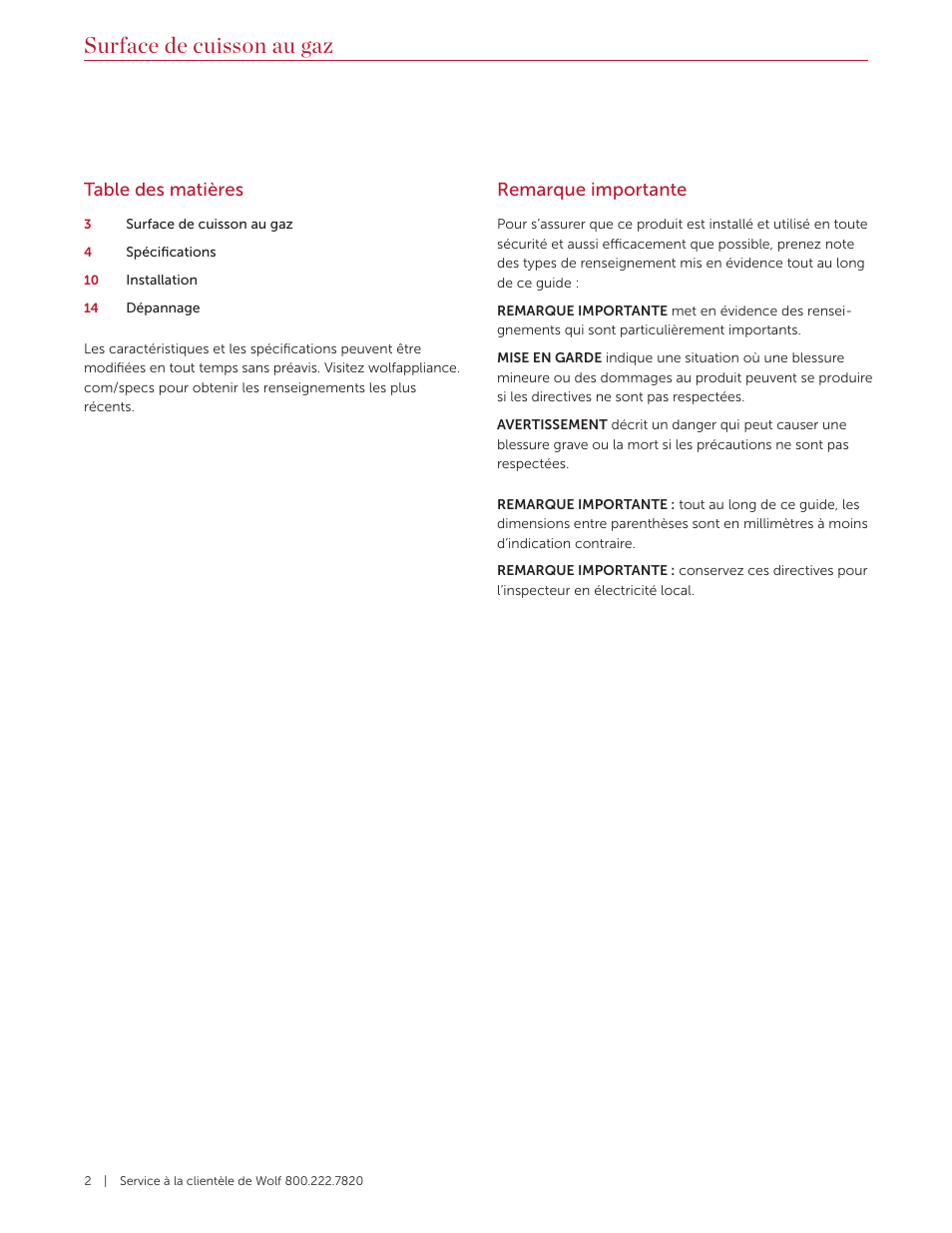 Wolf 36 Inch Cooktop Installation Guide User Manual | Page 30 / 44