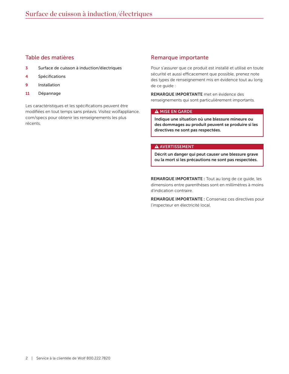 Wolf Contemporary 36 Inch Induction Cooktop Installation Guide User Manual | Page 22 / 32