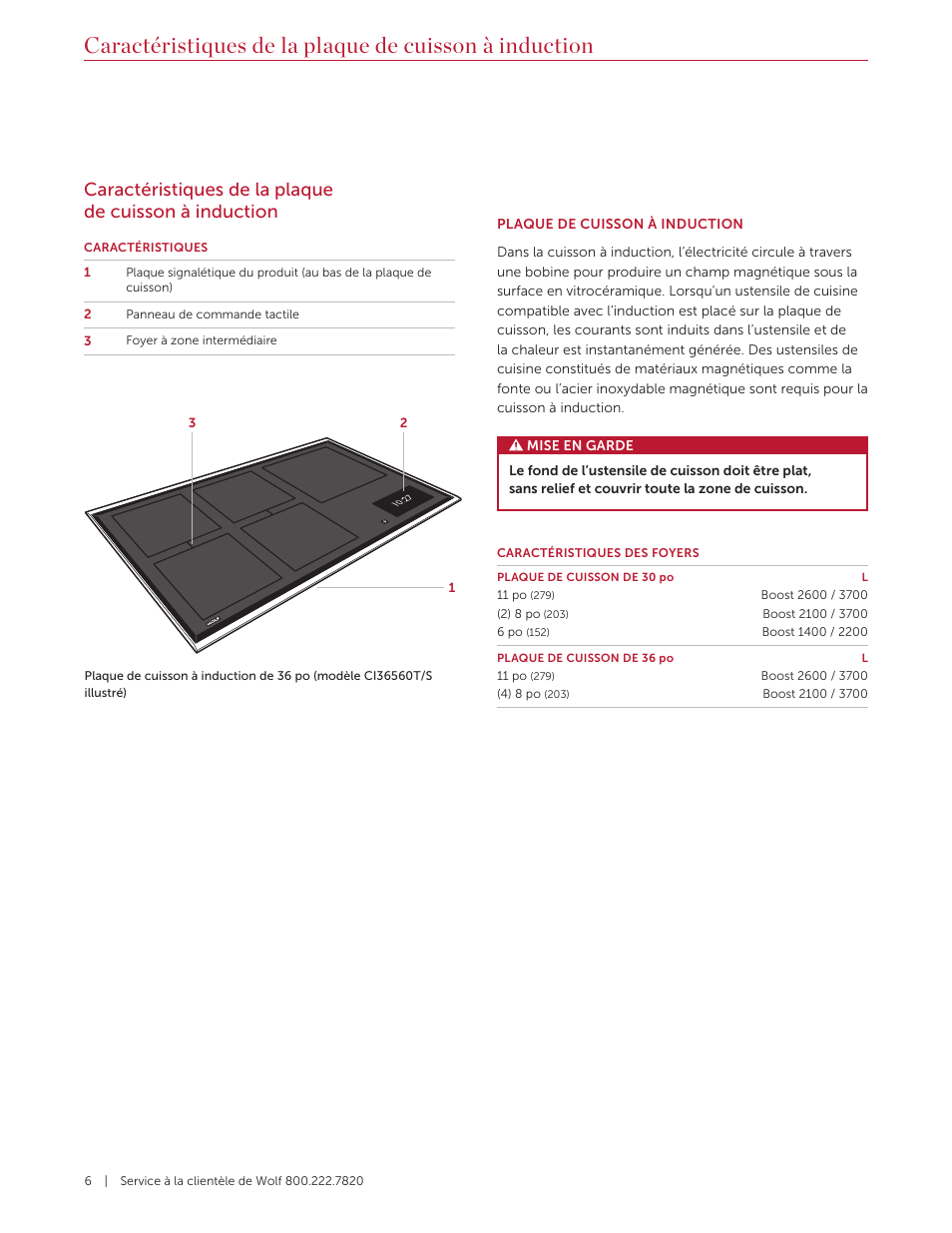 Wolf Contemporary 36 Inch Induction Cooktop Use and Care Guide User Manual | Page 30 / 40