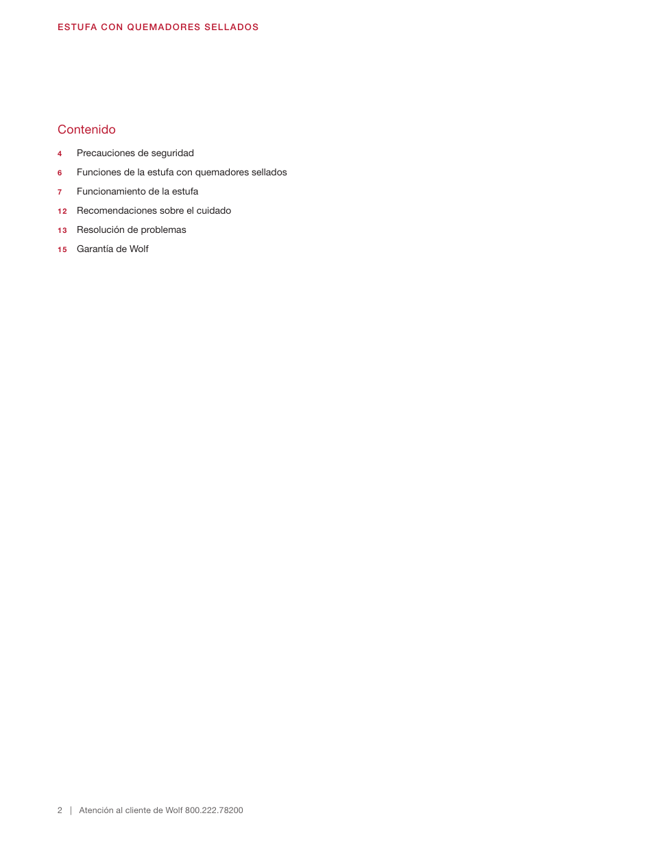 Wolf 48 Inch Pro-Style Gas Rangetop Use & Care Guide User Manual | Page 16 / 58
