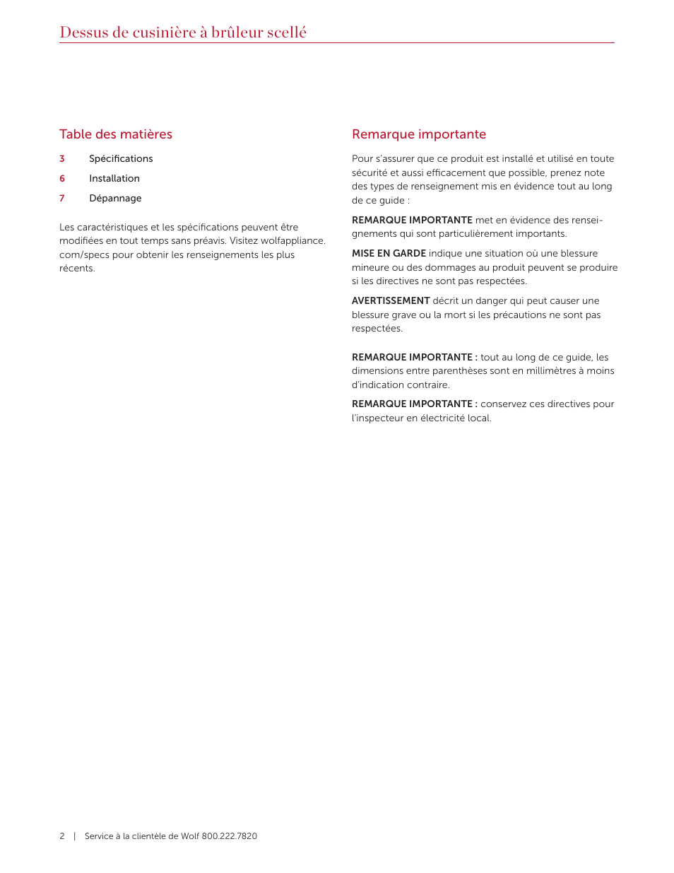 Wolf 36 Inch Pro-Style Gas Rangetop Installation Guide User Manual | Page 14 / 26